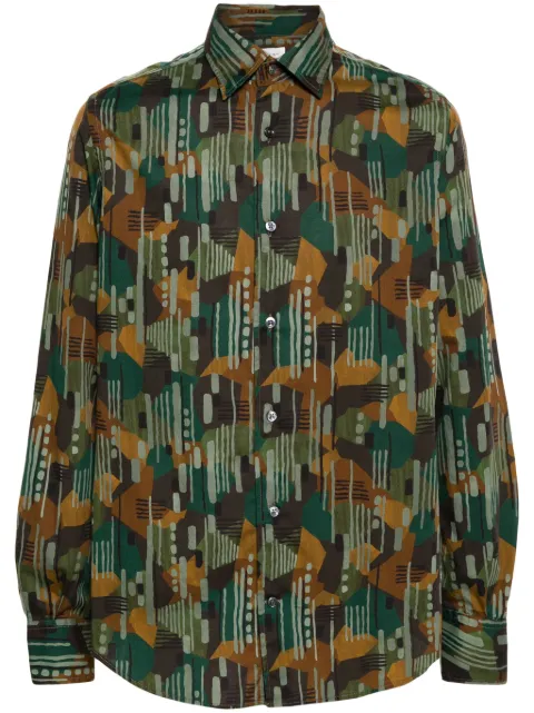 Glanshirt graphic-print shirt