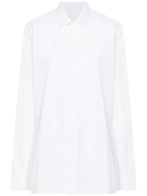 Chemise en coton à motif 4G brodé - Givenchy - Modalova