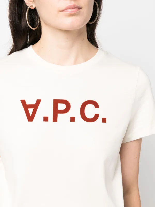 A.P.CロゴTシャツ A.P.C. [T-SHIRT-VPC-BLANC-H VPCロゴTシャツ [アー・ペー・セー] トップス