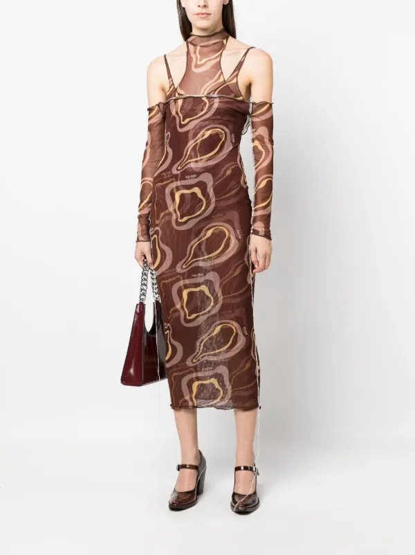 janet midi dress Janet Strappy-Back Midi Dress
