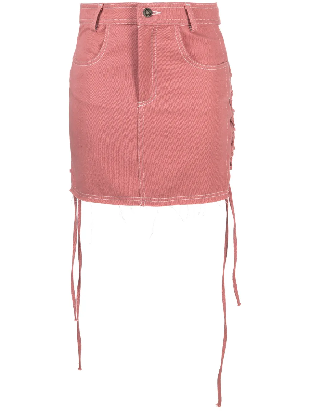 JULFER Mini-rok met A-lijn Roze