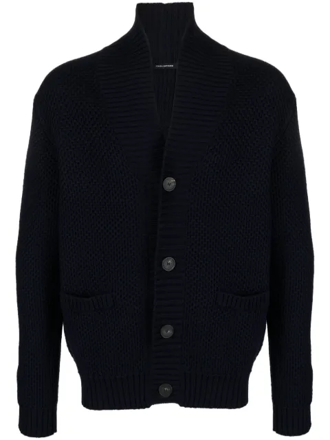 Tagliatore chunky-knit virgin wool cardigan