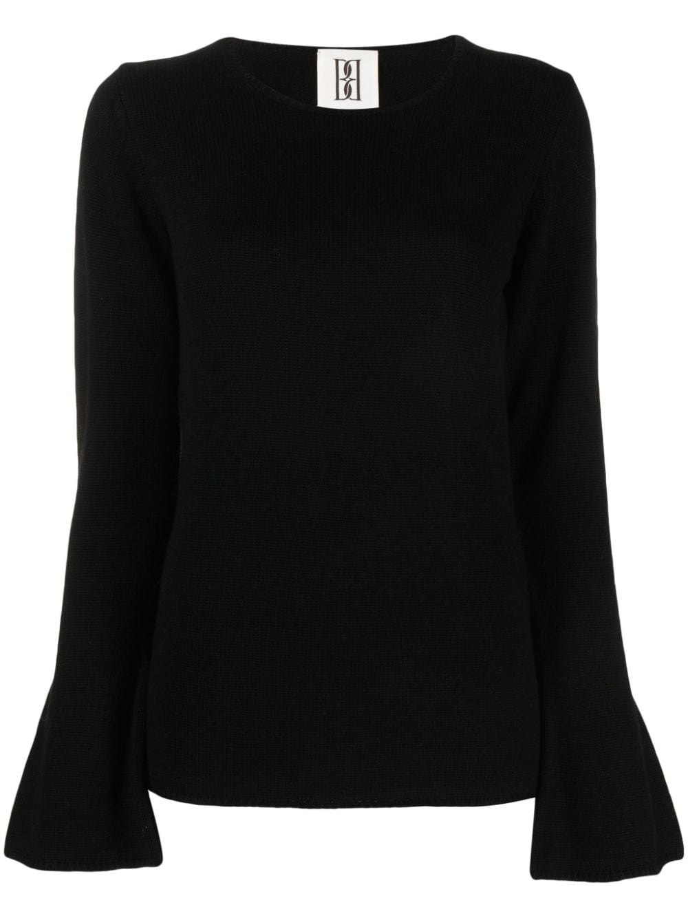 by malene birger pull cyrema en laine - noir