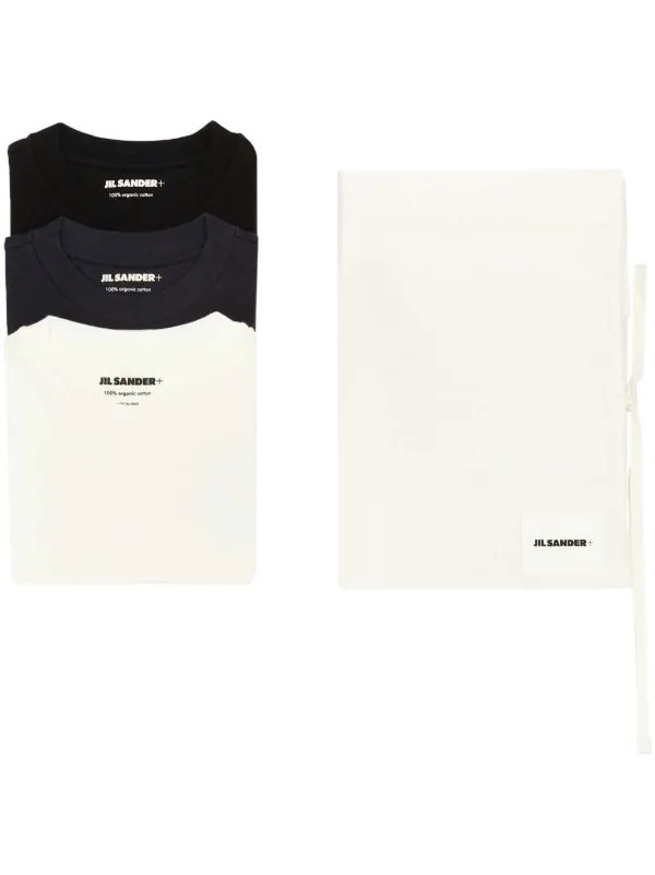 JIL SANDER+ logo-patch T-shirt (pack Of three) | White | FARFETCH