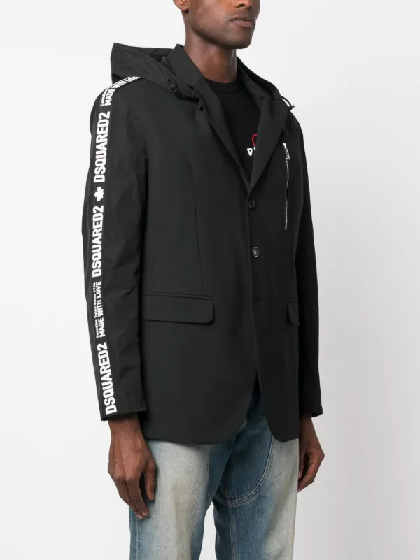 Detachable hoodie online jacket