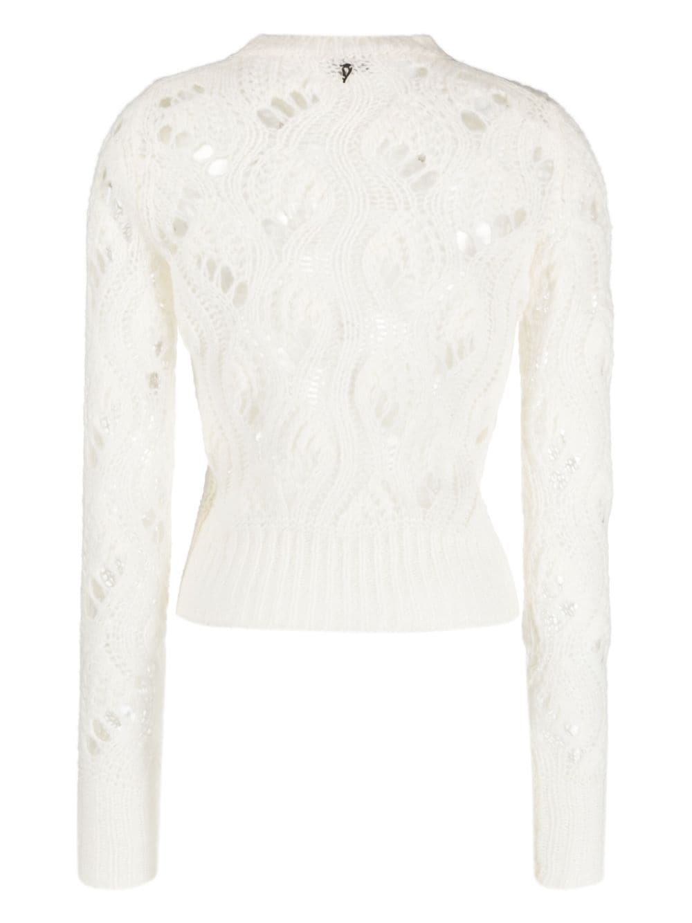 DONDUP knitted wool-blend top - Beige