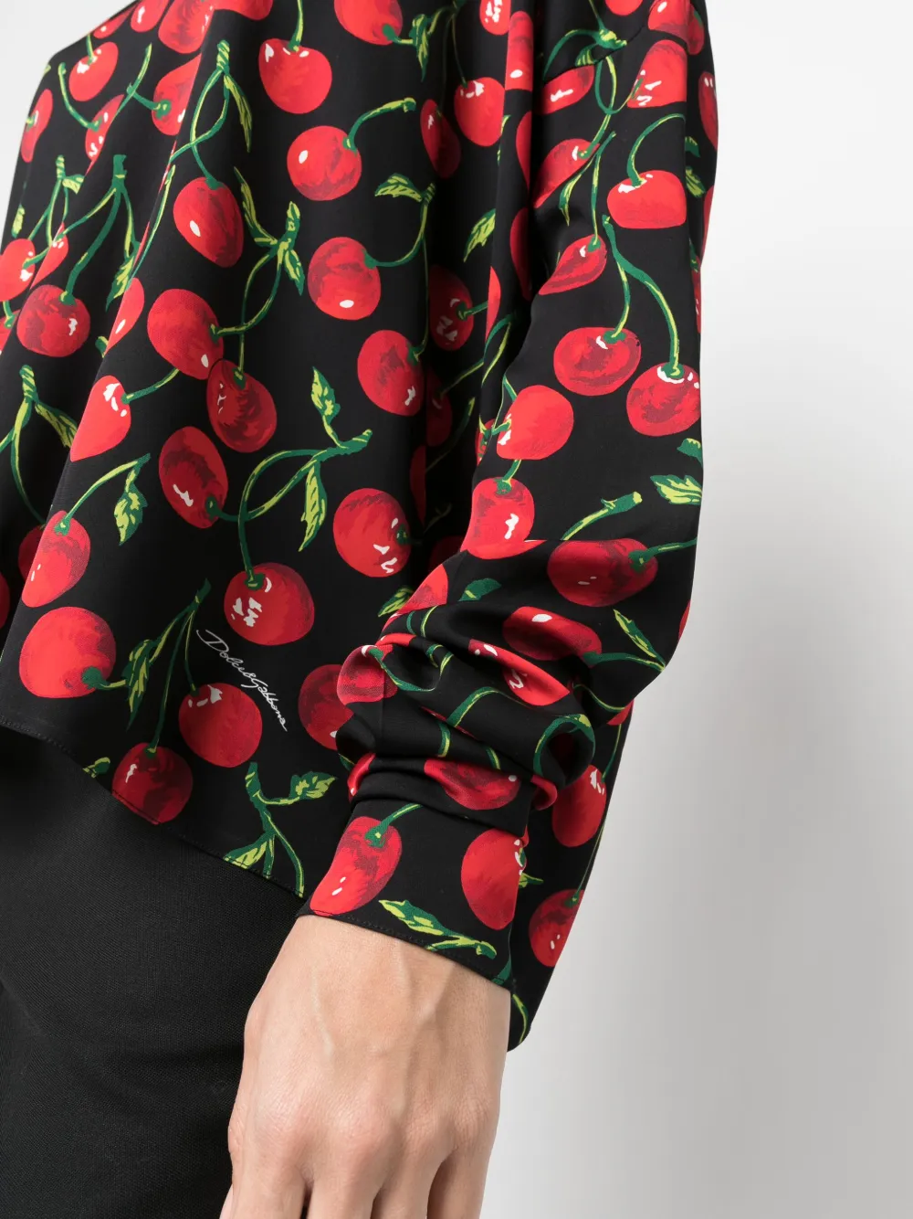 ■美品■D＆G DOLCE & GABBANA ドルチェアンドガッバーナ シルク シフォン ノースリーブ トップス ブラウス フリル レース サイズ42 ブラック ブランド古着【中古】20220608/GK9287 □美品□D＆G DOLCE & GABBANA ドルチェアンドガッバーナ シルク