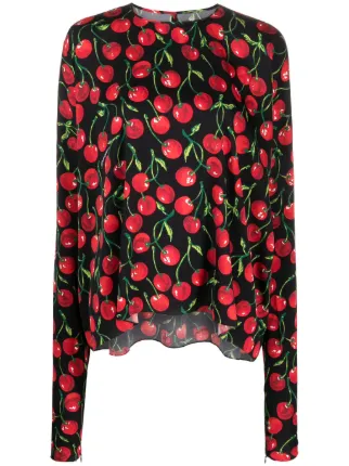 送料無料の商品 | ブラウス チェリープリント Gabbana & Dolce レッド JP FARFETCH | シャツ/ブラウス(半袖/袖なし)