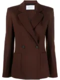 Harris Wharf London double-breasted wool blazer - Brown