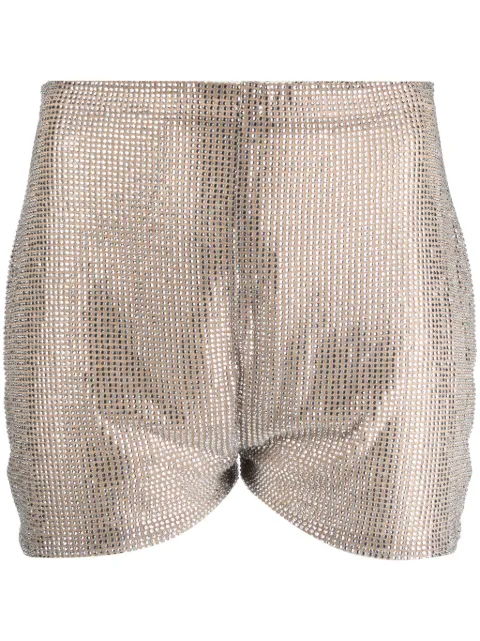 Giuseppe Di Morabito shorts con detalles de strass