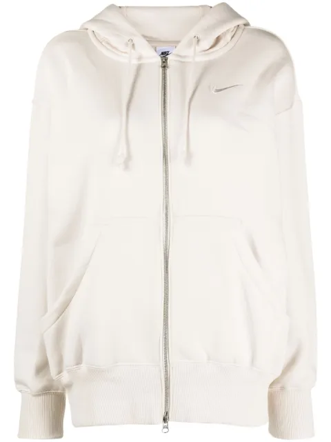 Nike Phoenix logo-embroidered zip-up hoodie