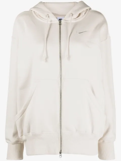 Nike Phoenix logo-embroidered zip-up hoodie