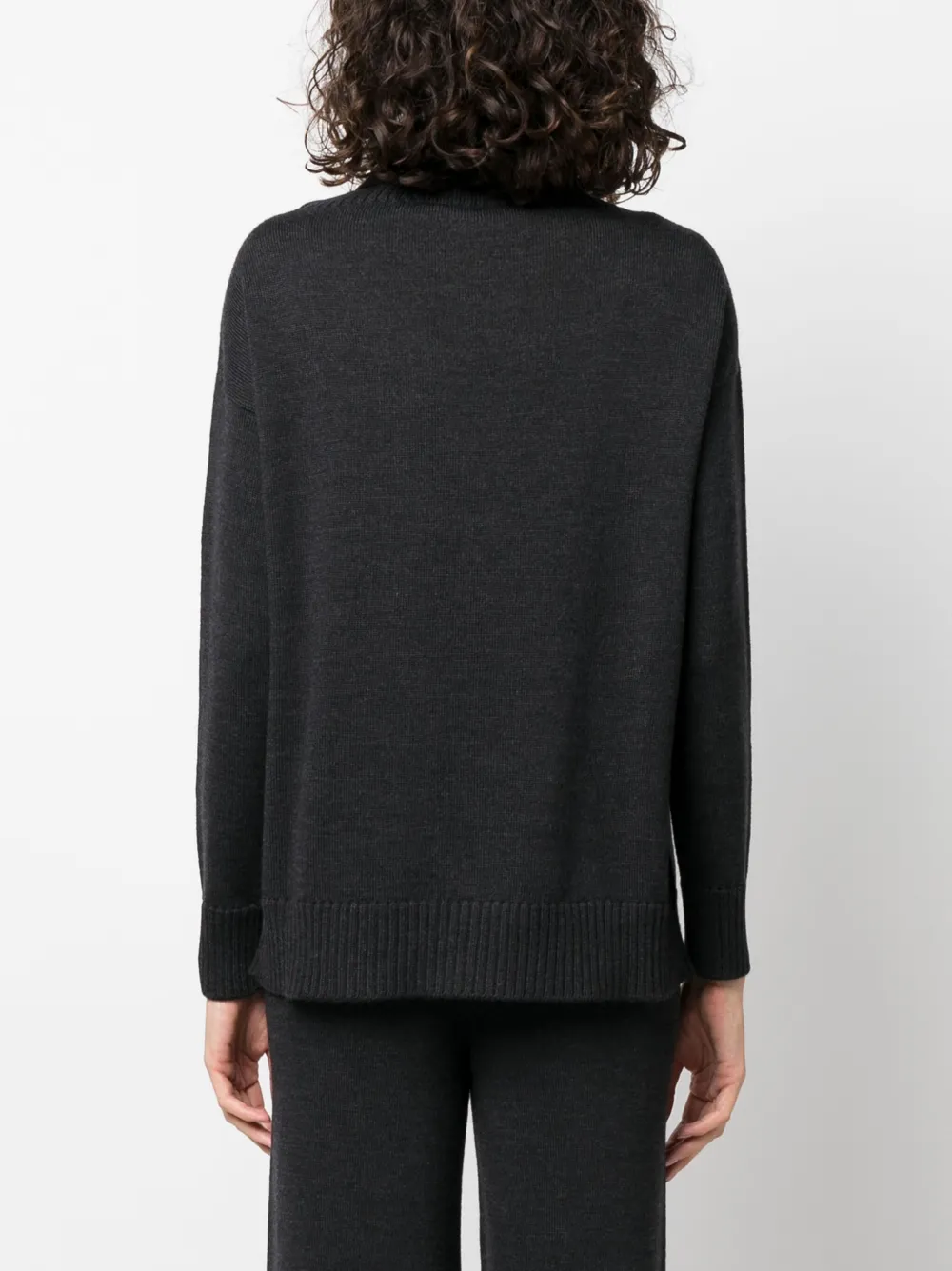 Max Mara Leisure Coltrui van scheerwol Grijs