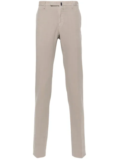 Incotex pantalones chinos rectos con tiro medio