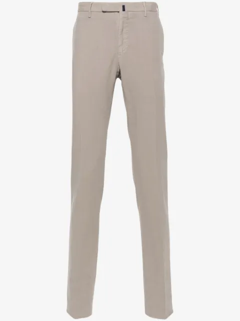 Incotex mid-rise straight-leg chinos
