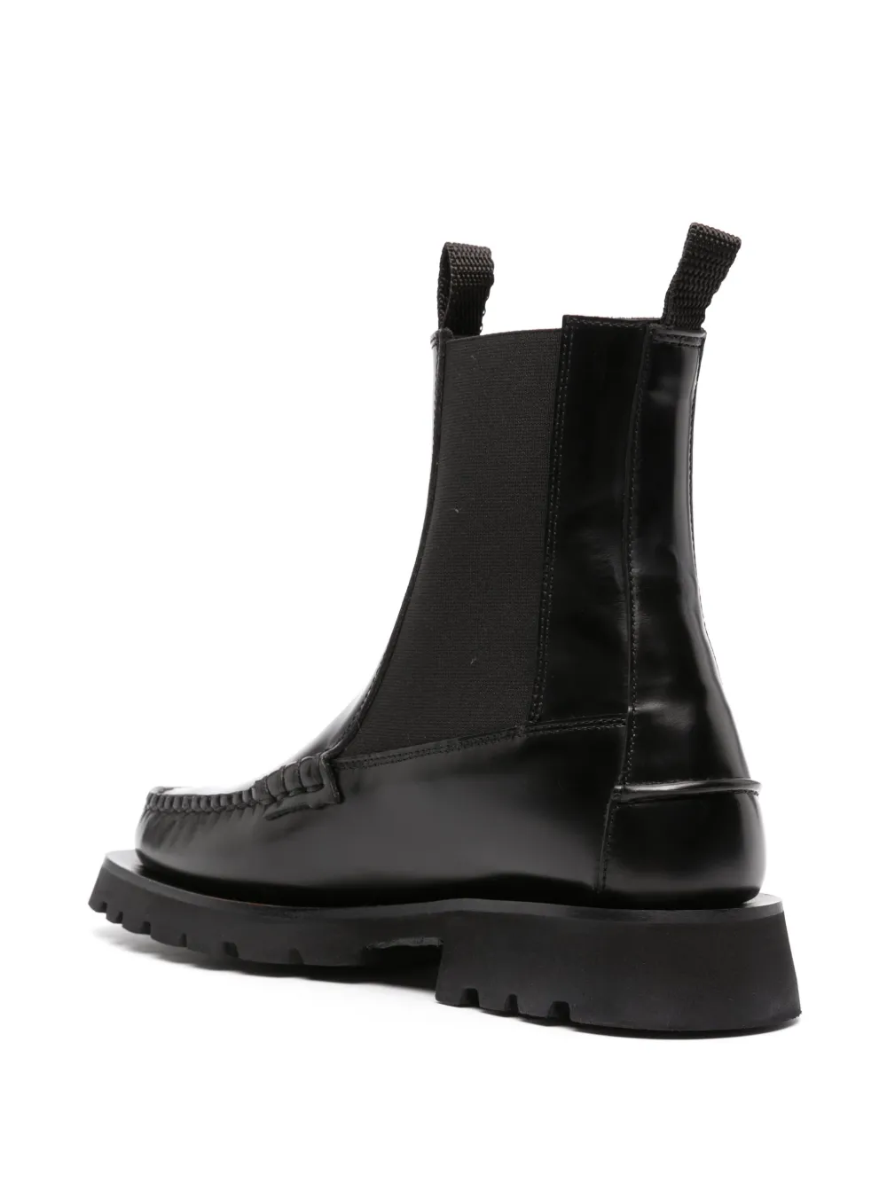  Hereu Alda Leather Chelsea Boots - Black 