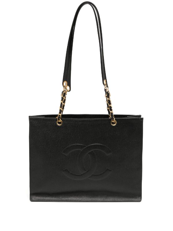 CHANEL Pre-Owned CC Beach Bag And Towel Set - Farfetch