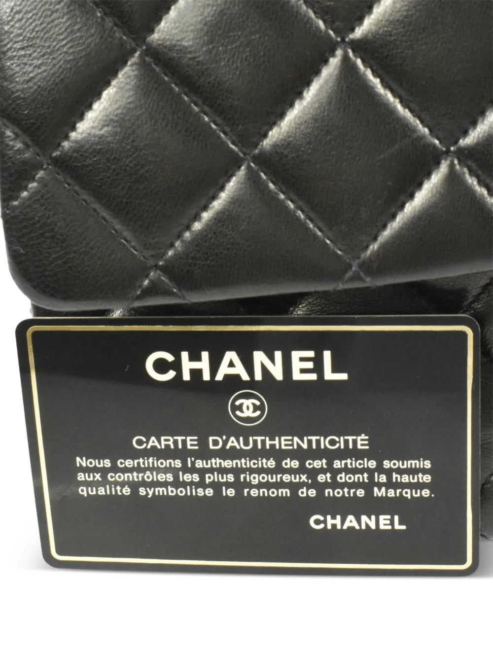 CHANEL Pre-Owned - 1992 medium Double Flap shoulder bag - women - Lambskin - One Size - Black 4