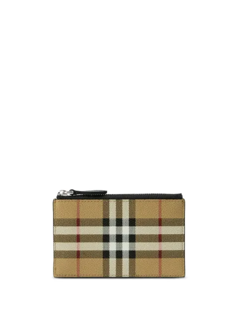 Burberry Vintage Check zip-up cardholder Men