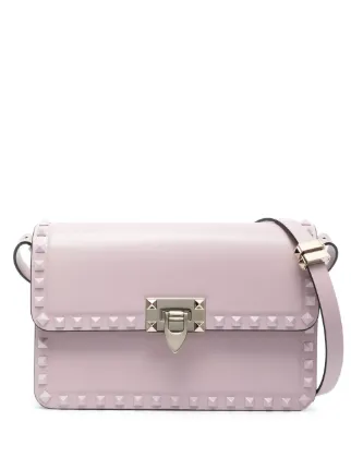 VALENTINO ピンク　ショルダー VALENTINO ヴァレンティノ ロックスタッズ ショルダーバッグ