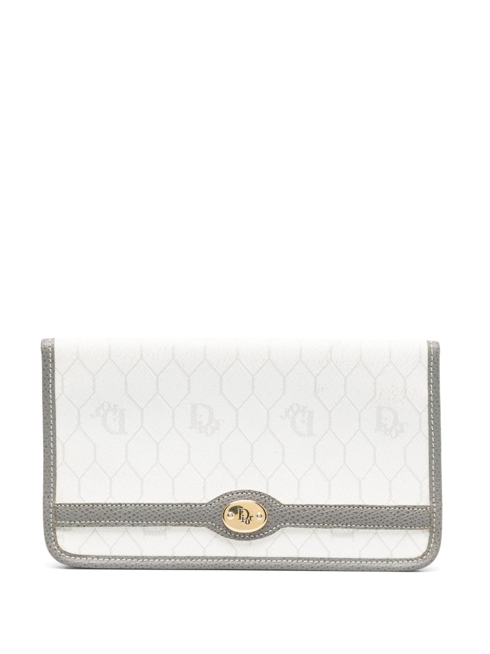 Christian Dior 1980s pre-owned Honeycomb Passport Holder - Farfetch