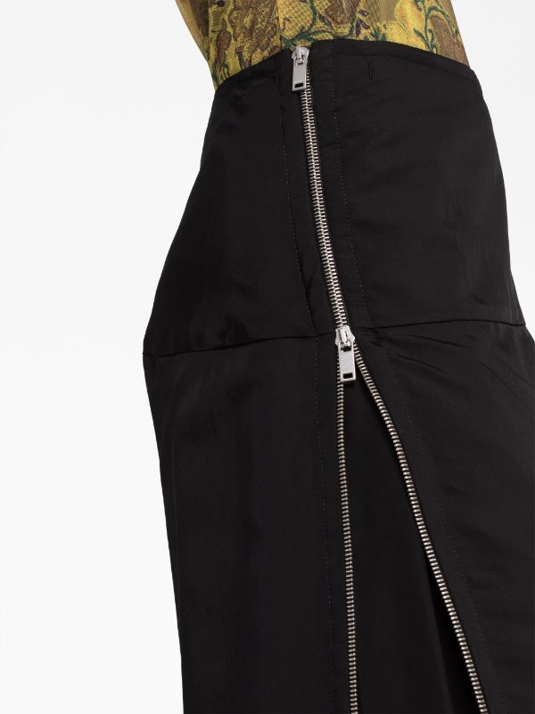 Jil Sander zip-embellished Midi Skirt - Farfetch