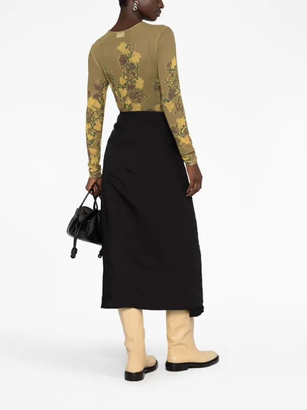 Jil Sander zip-embellished Midi Skirt - Farfetch