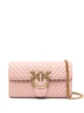 PINKO Love One leather crossbody bag