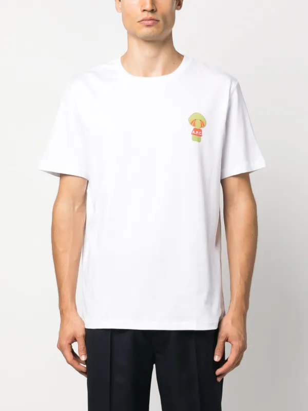 A.P.C. Remy logo-print Cotton T-shirt | White | FARFETCH