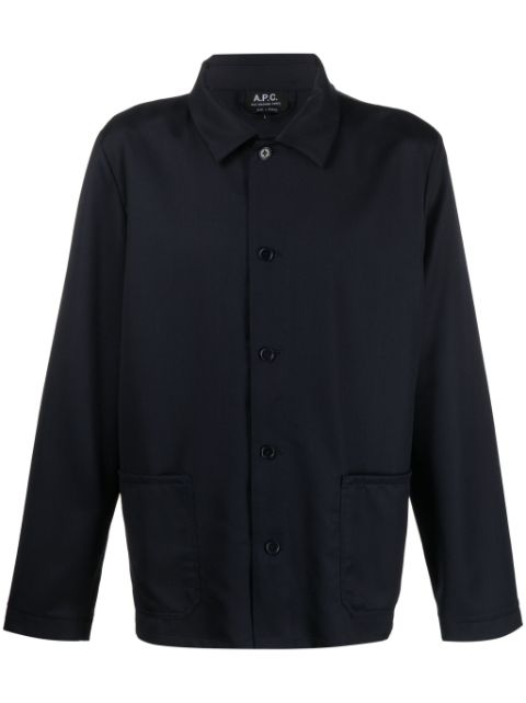 A.P.C. wool shirt jacket Men