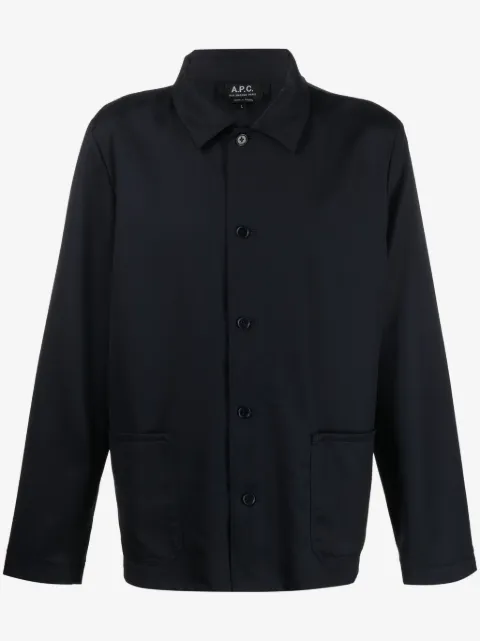 A.P.C. wool shirt jacket