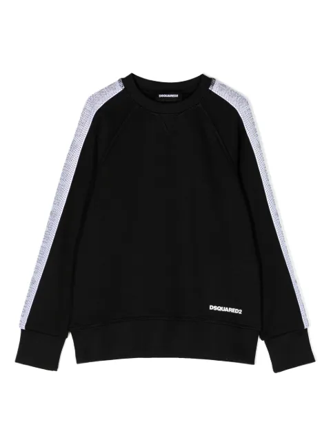 DSQUARED2 KIDS logo-print cotton sweatshirt
