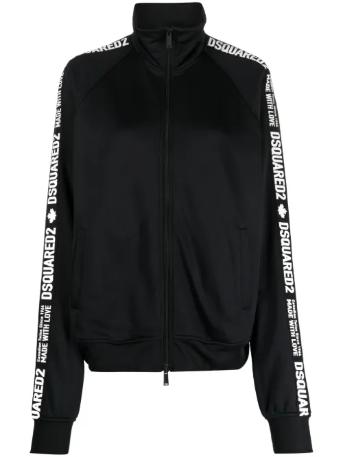 Sweat en coton à bandes logo - DSQUARED2 - Modalova