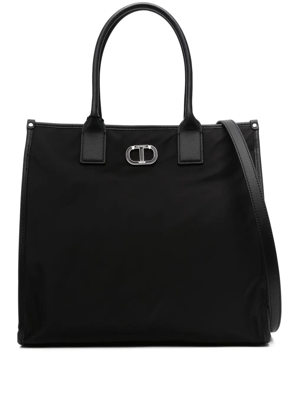 TWINSET logo-plaque Tote Bag - Farfetch