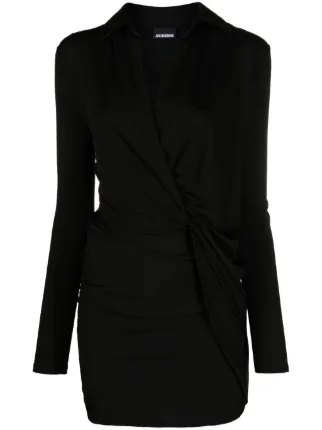 【送料&関税込】Jacquemus Bahia Dress JACQUEMUS Bahia twisted cotton mini dress | NET-A-PORTER