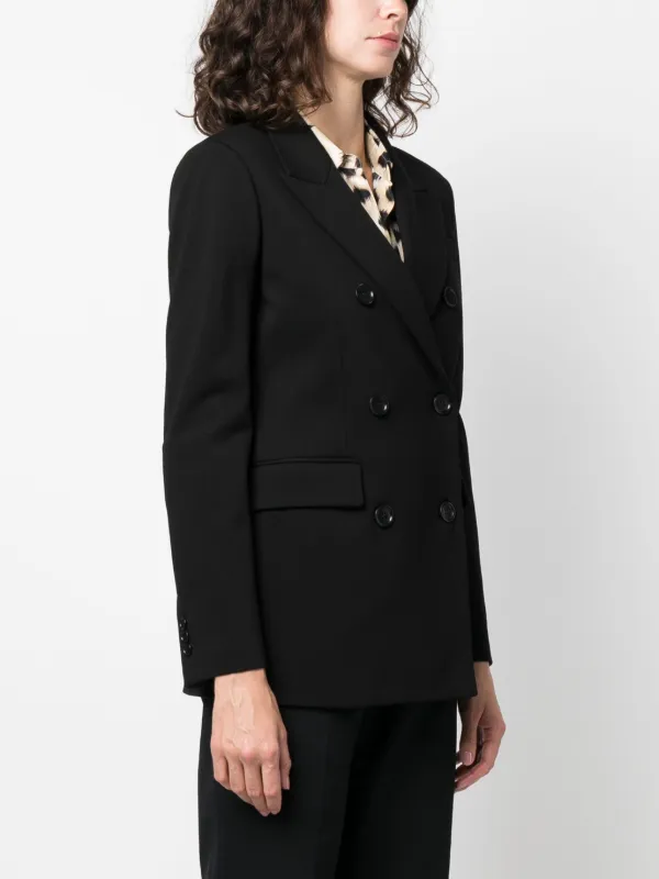 アウターその他 ASPESI Woman Blazer Black 0922L591 01241 ASPESI long-sleeved double-breasted Blazer | Black | FARFETCH HK