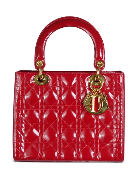 1998 pre-owned Cannage Lady Dior two-way bag