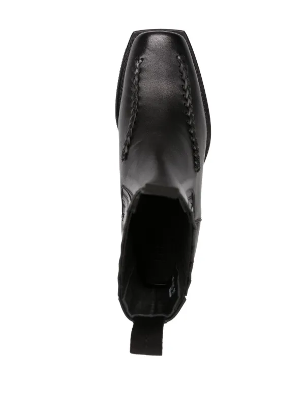 Hereu Agulla 45mm Leather Chelsea Boots | Black | FARFETCH