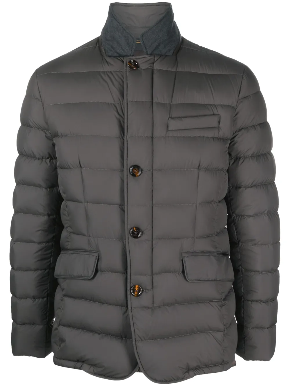 Moorer Gewatteerd shirtjack Grijs