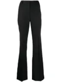 Nili Lotan high-waist wool tailored-cut trousers - Black
