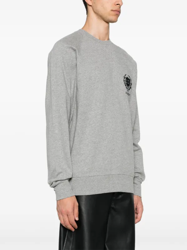 GIVENCHY クレスト スリムフィット フリス スウェットシャツ GIVENCHY Crest slim fit sweatshirt in fleece in - green