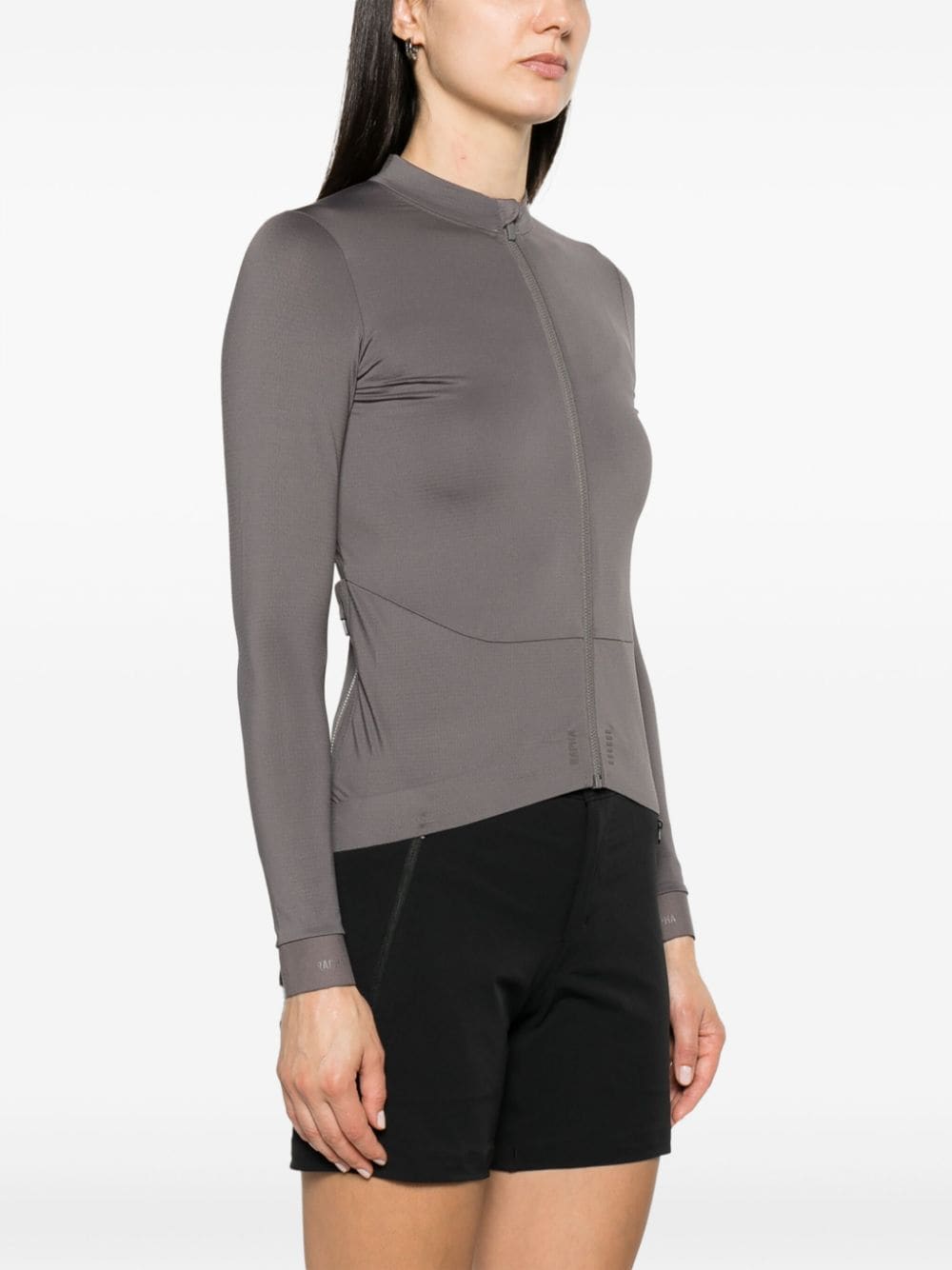 Shop Rapha Logo-print Thermal-jersey Cycling Vest In Grey
