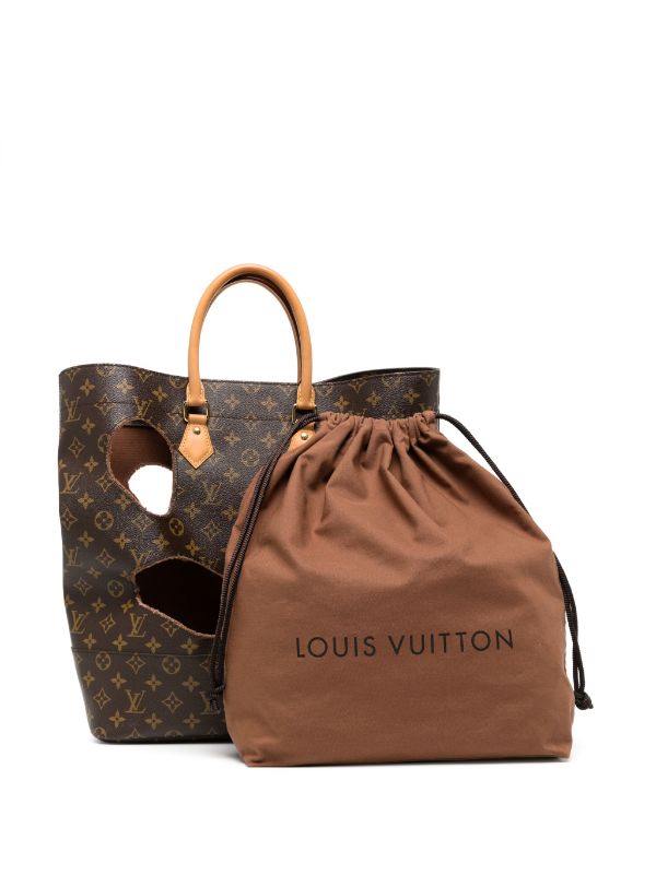 Louis Vuitton x Comme des Garçons 2014 Pre-Owned Limited Edition Halls Tote Bag - Brown Size