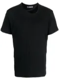 LGN LOUIS GABRIEL NOUCHI cut-out plissé cotton T-shirt - Black