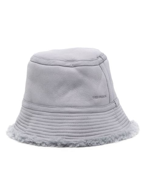 Yves Salomon lambskin bucket hat