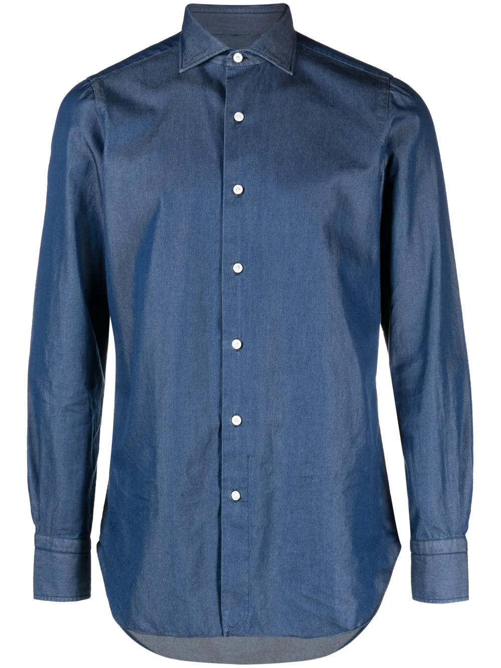 long-sleeve denim shirt