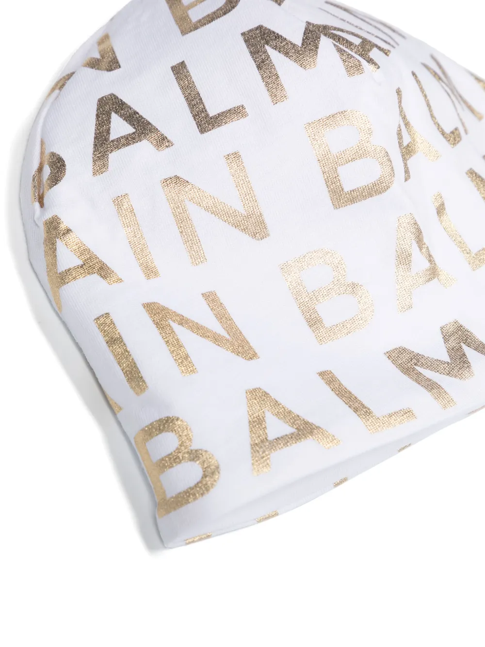 Shop Balmain Logo-print Cotton Babygrow Set In White