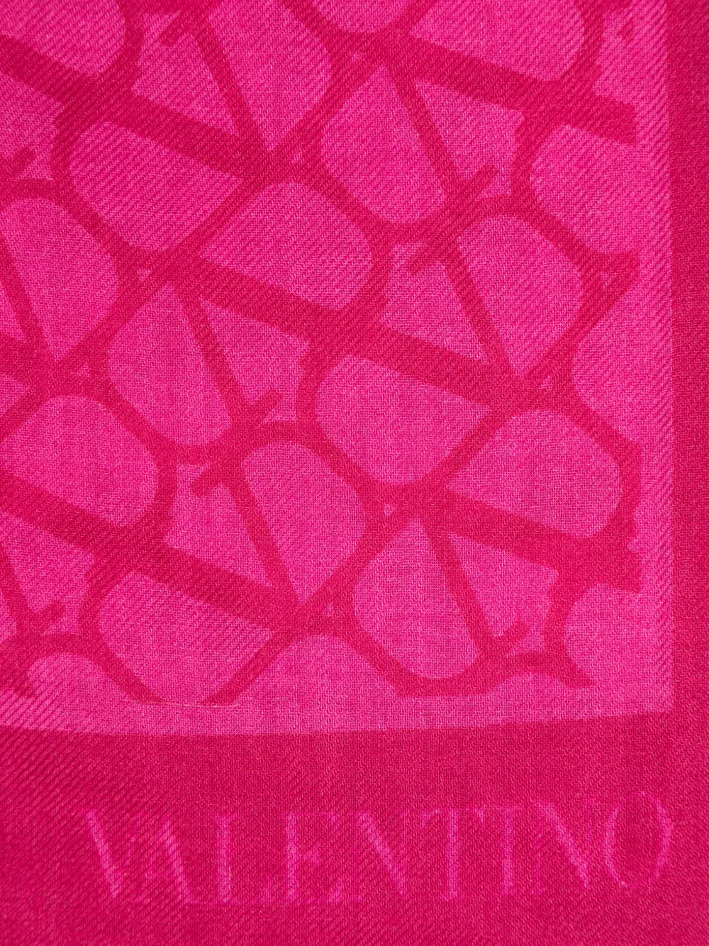 Valentino Garavani Toile Iconographe cashmere blend scarf - Roze