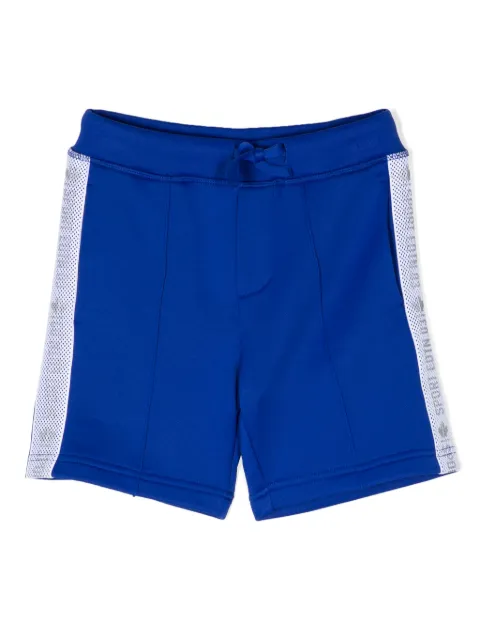 DSQUARED2 KIDS logo-print drawstring track shorts
