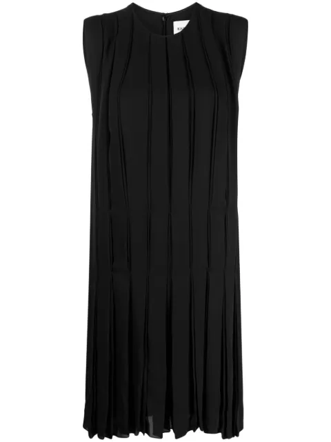 KHAITE The Blaz pleated silk mini dress